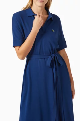 Lacoste blue dress top
