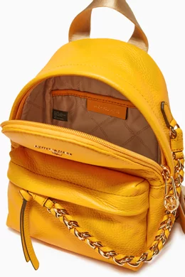 Buy Michael Kors Orange Extra Small Slater Backpack in Leather For Women Online Ounass Bahrain