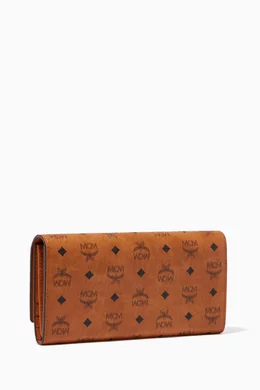 Mcm leather wallet store