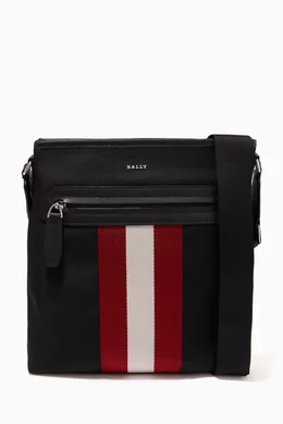 Buy Bally Black Currios Crossbody Bag in Nylon For Men Online Ounass Bahrain