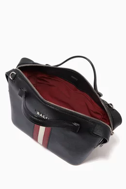 Buy Bally Black Supra Bowling Bag in Leather For Women Online Ounass Bahrain
