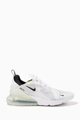 Buy Nike White Air Max 270 Sneakers For Men Online Ounass Bahrain
