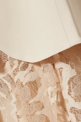 Lace peplum jacket clearance