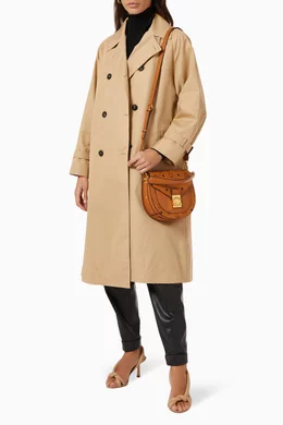 Buy MCM Brown Small Patricia Shoulder Bag in Visetos For Women Online Ounass Bahrain