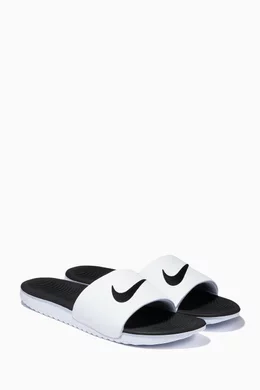 Buy Nike White Kawa Slides For Boys Online Ounass Bahrain