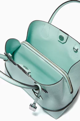 Buy Michael Kors Blue Mercer Gallery Satchel Bag in Pebble Leather For Women Online Ounass Bahrain