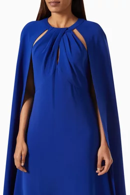 Marchesa notte cape gown clearance