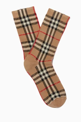 Burberry vintage check socks best sale