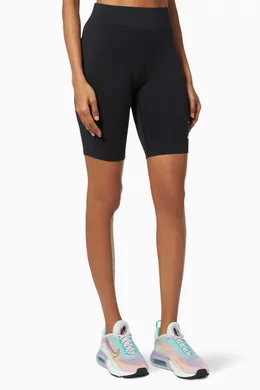 Buy Nike Black Sportswear Essential Bike Shorts in Cotton For Women Online Ounass Bahrain