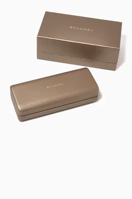 Buy BVLGARI Black Dolvevita Cat eye Sunglasses in Metal For Women Online Ounass Bahrain