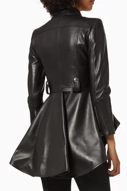 Mcqueen peplum jacket cheap