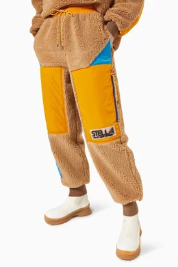 Buy Stella McCartney Neutral Kara Teddy Mat Pants in Recycled 