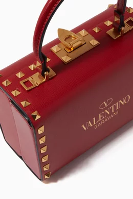 Buy Valentino Garavani Red Valentino Garavani Rockstud Alcove Box Bag in Calfskin For Women Online Ounass Bahrain