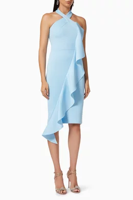 Lavish alice halter neck dress top