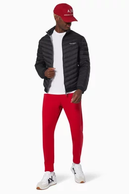 Armani red puffer jacket top