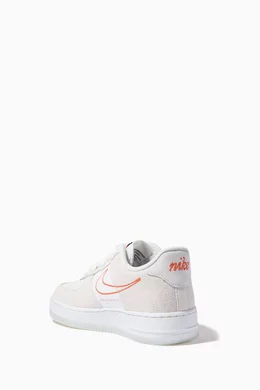 Buy Nike Orange Air Force '07 SE Sneakers in Leather For Women
