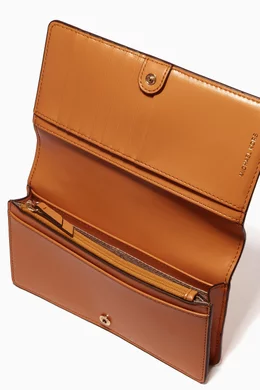 Buy Michael Kors Yellow Small Jet Set Smartphone Crossbody Bag in Lizard Embossed Leather For Women Online Ounass Bahrain