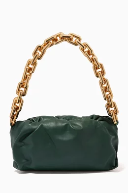 Buy Bottega Veneta Green Chain Pouch in Nappa Calfskin For Women Online Ounass Bahrain