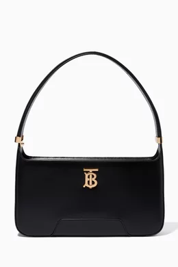 Buy Burberry Black TB Shoulder Bag in Leather For Women Online Ounass Bahrain