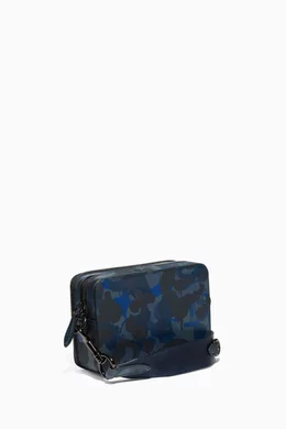 Buy Coach Blue Charter Crossbody with Hybrid Pouch in Camo Print