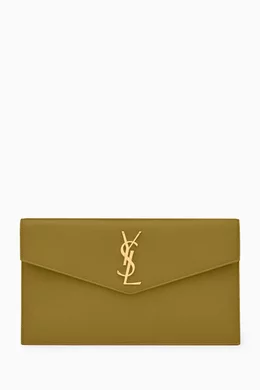 Saint laurent uptown pouch beige best sale