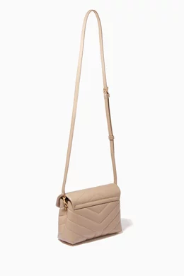 Buy SAINT LAURENT Neutral Toy Loulou Bag in Y Matelasse Leather For Women Online Ounass Bahrain