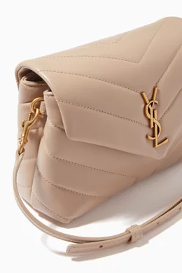 Buy SAINT LAURENT Neutral Toy Loulou Bag in Y Matelasse Leather For Women Online Ounass Bahrain