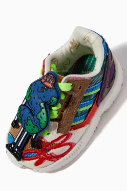 Buy adidas Multicolour x Sean Wotherspoon Kids ZX 8000 SuperEarth Shoes For UNISEX Online Ounass Bahrain