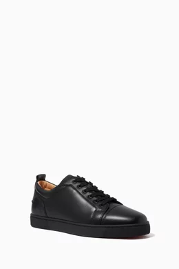 Buy Christian Louboutin Black Louis Junior Sneakers in Calf Leather For Men Online Ounass Bahrain