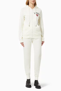 Buy Love Moschino White St Love Tracksuit in Cotton Jersey For Women Online Ounass Bahrain