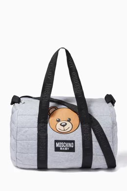 Buy Moschino Grey Teddy Bear Diaper Changing Bag For Kids Online Ounass Bahrain
