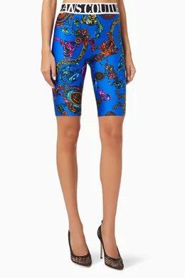 Versace biker shorts sales