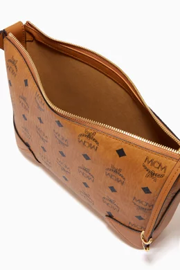 Buy MCM Brown Medium Klara Shoulder Bag in Visetos For Women Online Ounass Bahrain