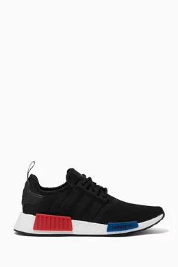 Buy adidas Black NMD R1 Sneakers in Stretch Knit For Men Online Ounass Bahrain