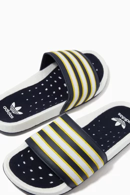 Men's adilette boost slides black online