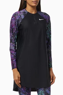 Buy Nike Black Victory Full Coverage Swim Tunic For Women Online Ounass Bahrain