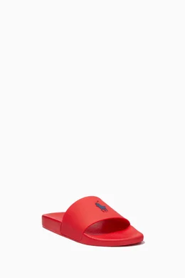Ralph lauren red sandals clearance