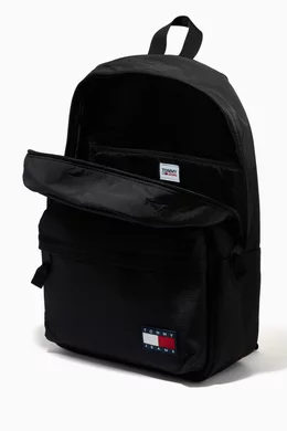 Buy Tommy Jeans Black Tech Urban Dome Backpack in Canvas For Men Online Ounass Bahrain