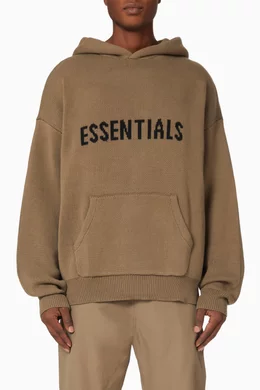 Knit Essentials Pullover Beige Fog Essentials Essentials Cream