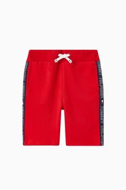 Tommy hilfiger tape shorts on sale