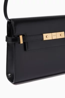 Manhattan small leather crossbody bag 2025