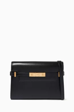 Buy SAINT LAURENT Black Manhattan Small Shoulder Bag in Box SAINT LAURENT Leather For Women Online Ounass Bahrain