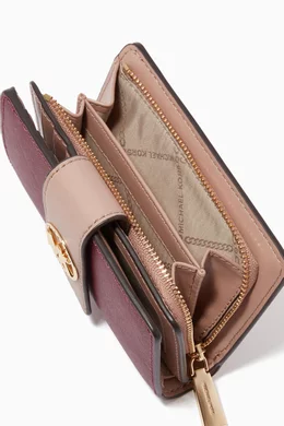 Medium saffiano leather wallet deals