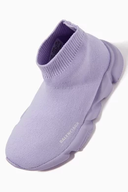 Buy Balenciaga Purple Speed Sneakers in Technical Knit For Baby Girls Online Ounass Bahrain