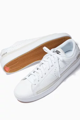 Nike blazer low le leather sneakers cheap