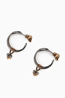 Alexander mcqueen safety pin earring store