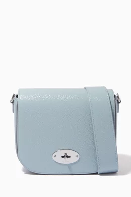 Buy Mulberry Blue Small Darley Satchel Bag in Spongy Patent Leather For Women Online Ounass Bahrain