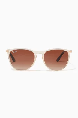 Buy Ray Ban Junior Brown Izzy Sunglasses in Acetate For UNISEX Online Ounass Bahrain