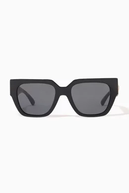 Buy Versace Black Medusa Chain Sunglasses For Women Online Ounass Bahrain