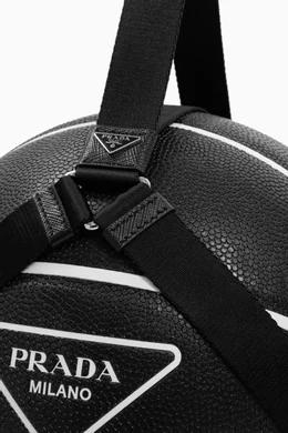 Buy Prada Black Prada Logo Basketball in Rubber For Men Online Ounass Bahrain